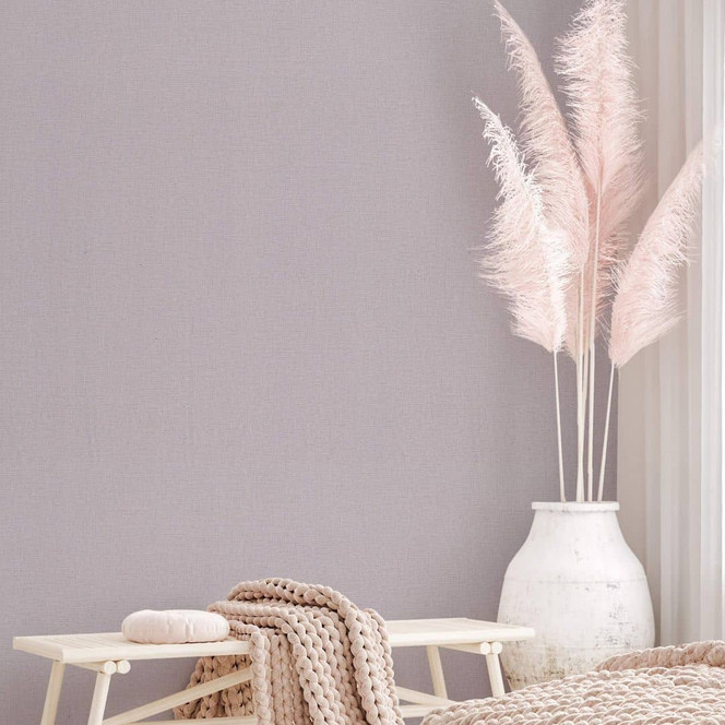 Vliestapete mit leichter Struktur rosa Uni