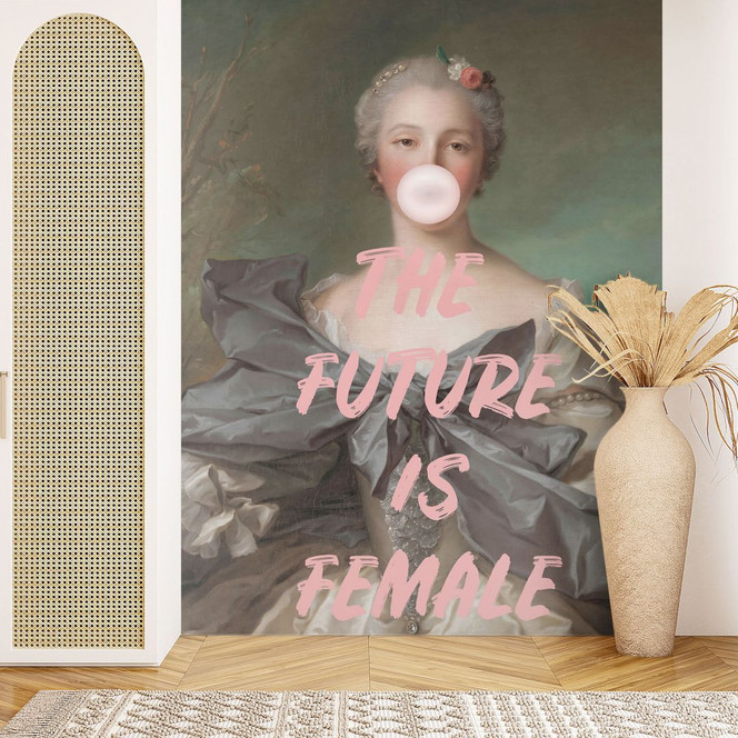 Fototapete Die Zukunft ist weiblich - Grace Digital Art