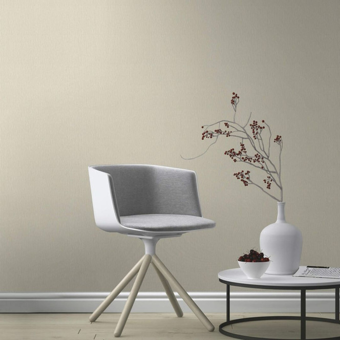 Rasch Vliestapete, Unitapete #Tapetenwechsel II dunkelbeige