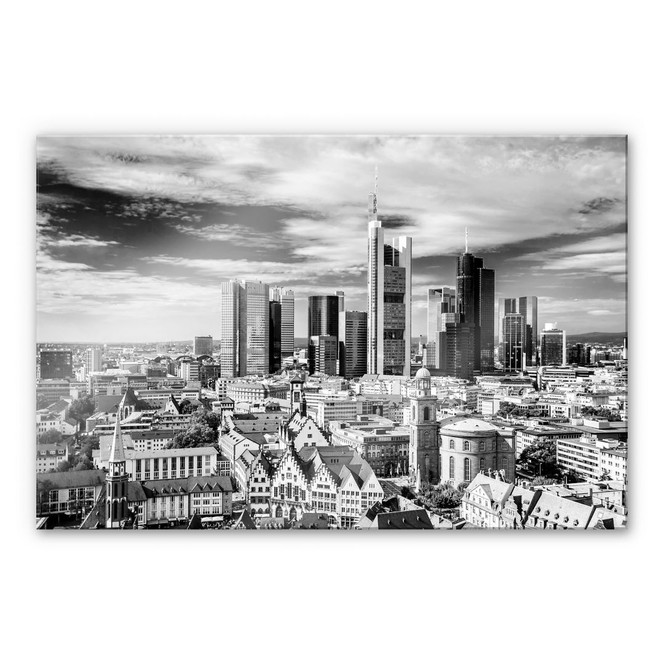 Acrylglasbild Frankfurter Skyline