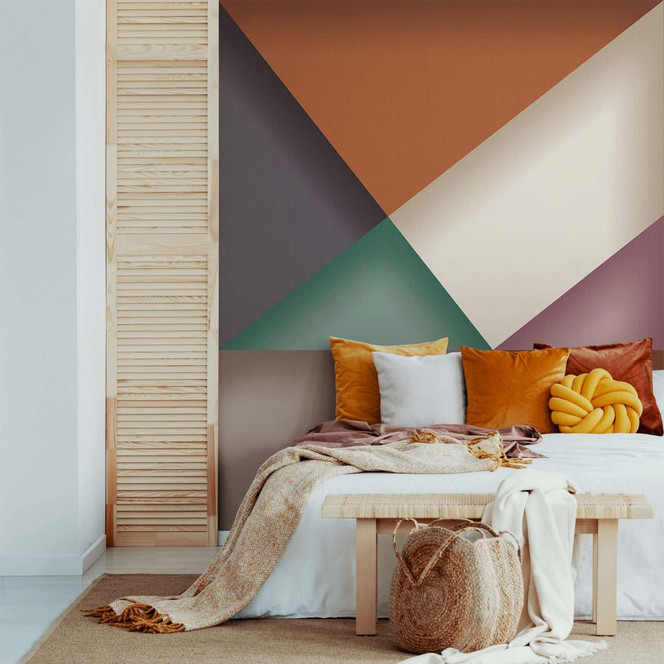 Fototapete 3D-Optik Grafisch Modern in Anthrazit