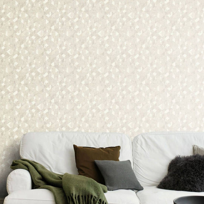 Rasch Vliestapete, Mustertapete Welcome Home greige