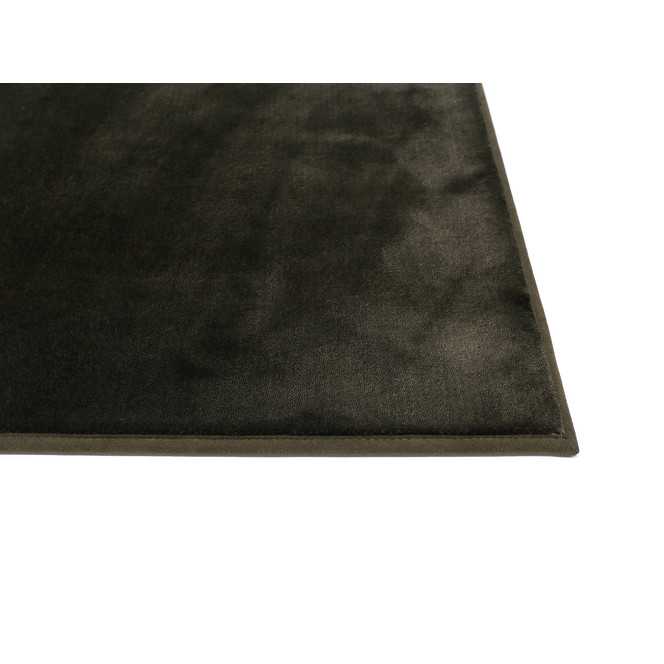 Elegance Paspelteppich Rechteck Wunschmass in Charcoal