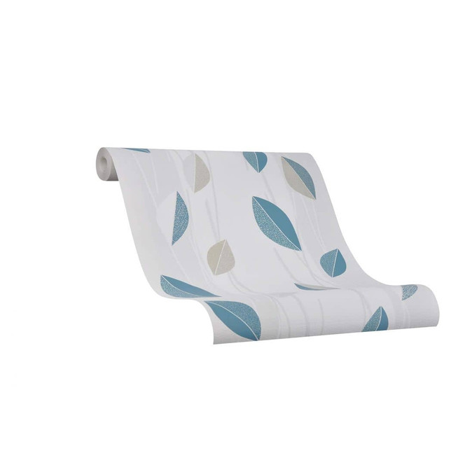 Vliestapete Grafisch Modern, Natur in Weiss