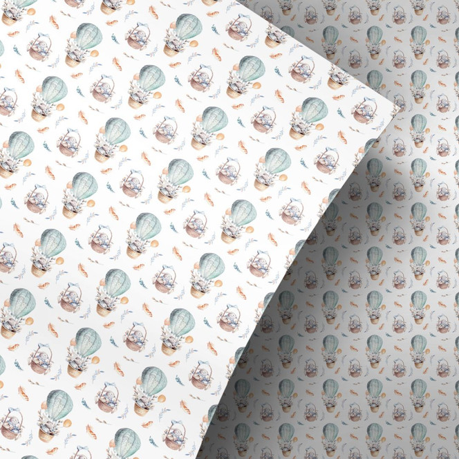 Möbelfolie Kvilis - Häschen im Ballon 01