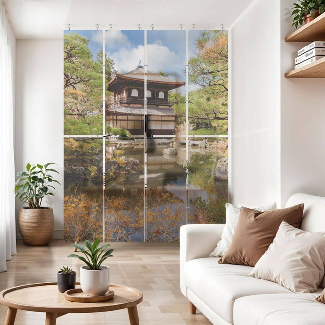 Raumteiler, Paravent, Sichtschutz hängend Japanischer Tempel
