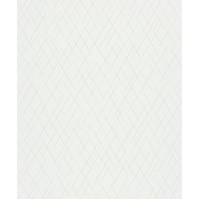 Vliestapete mit geometrischen Rauten weiss Grafisch