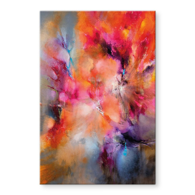 Acrylglasbild Farbfeuerwerk - Schmucker