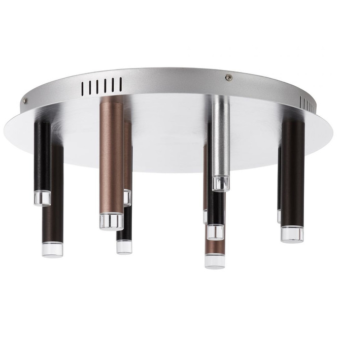 Deckenleuchte Eddy, braun, 21.5 x 50.5 cm, Metall Deckenlampe