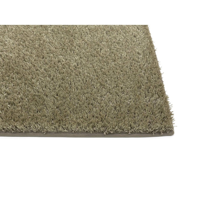 Jade HEVO ® Hochflor Badteppich Rechteck Wunschmass in Mocca