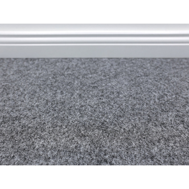 Merlin Teppichboden Meterware in Hellgrau