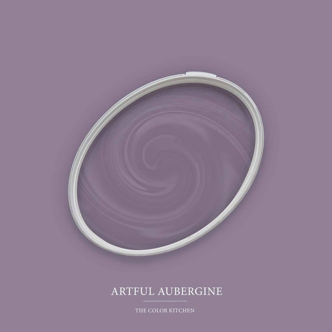 Flieder Violett Wandfarbe seidenmatt I Artful Aubergine | vitalisierender Raumcharakter | THE COLOR KITCHEN