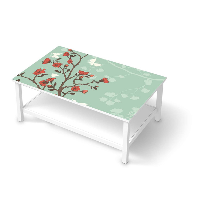 Möbelfolie IKEA Hemnes Tisch 118x75cm - Blütenzauber- Bild 1