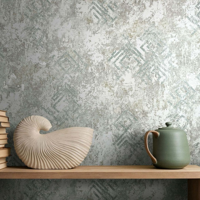 Vliestapete Betonoptik Grafisch Modern in Grau