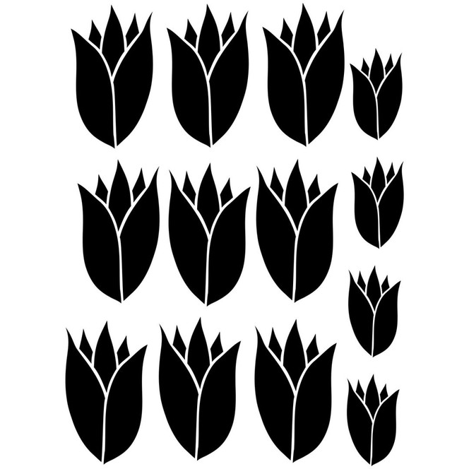 Wandtattoo Blüten-Set 13