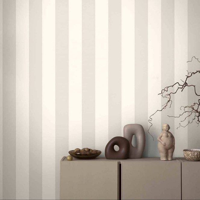 A.S. Création Vliestapete Trendwall 2 Streifentapete gestreift grau, weiss