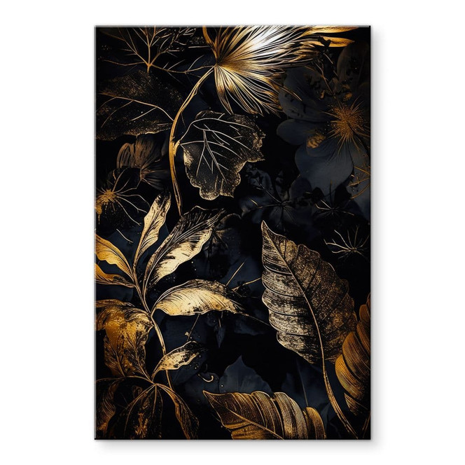 Acrylglasbild Pflanzen in der Nacht - Jaszke