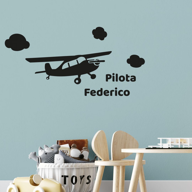 Wandtattoo & Name Pilota