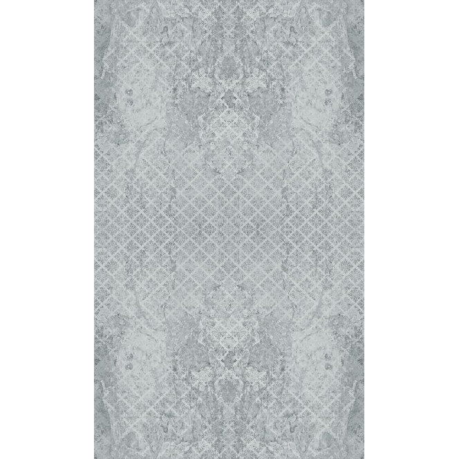 Fototapete mit grafischer Betonoptik Grau Ornamental 2.70 x 1.59m