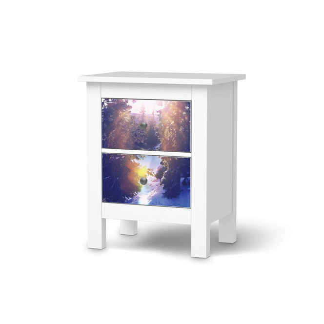 Möbelfolie IKEA Hemnes Kommode 2 Schubladen - Lichtflut- Bild 1