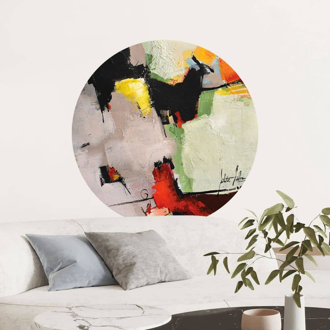 Wandtattoo Formen und Struktur - Fedrau - Rund