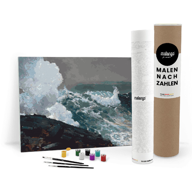 Malen nach Zahlen Leinwandbild - Homer - Northeaster