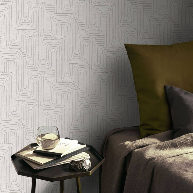 Grafiktapete Opus beige