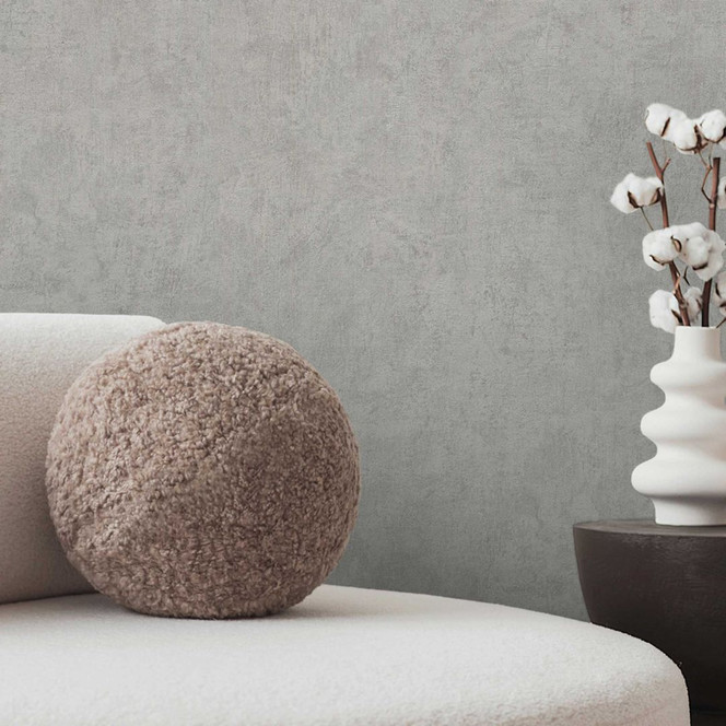 Betonoptik-Tapete Hellgrau - Moderne Vliestapete in Putz-Optik