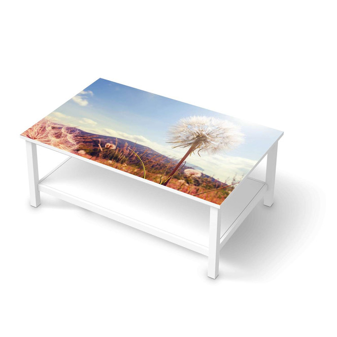 Möbelfolie IKEA Hemnes Tisch 118x75cm - Dandelion- Bild 1