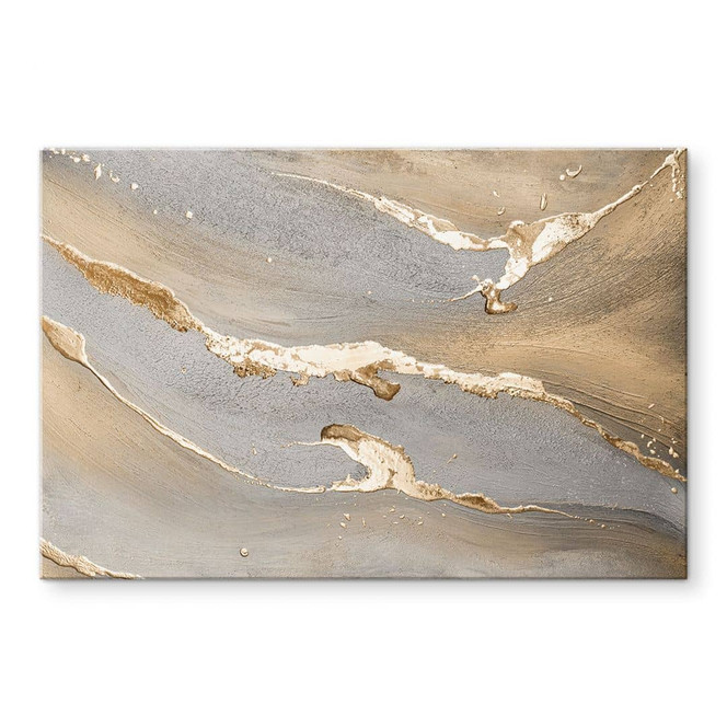 Acrylglasbild Goldener Sand - Purina-Purite