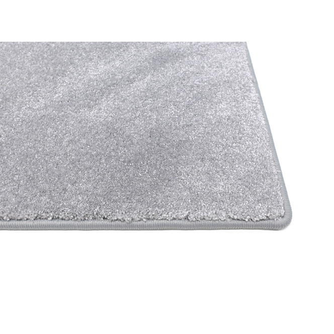 Valetta Hochflor Kettelteppich Wunschmass in Silber