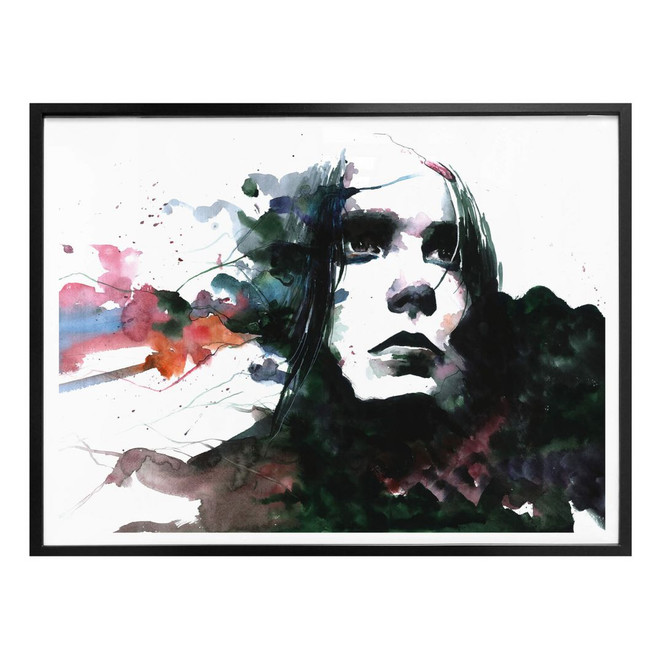 Poster Watercolour Face 01