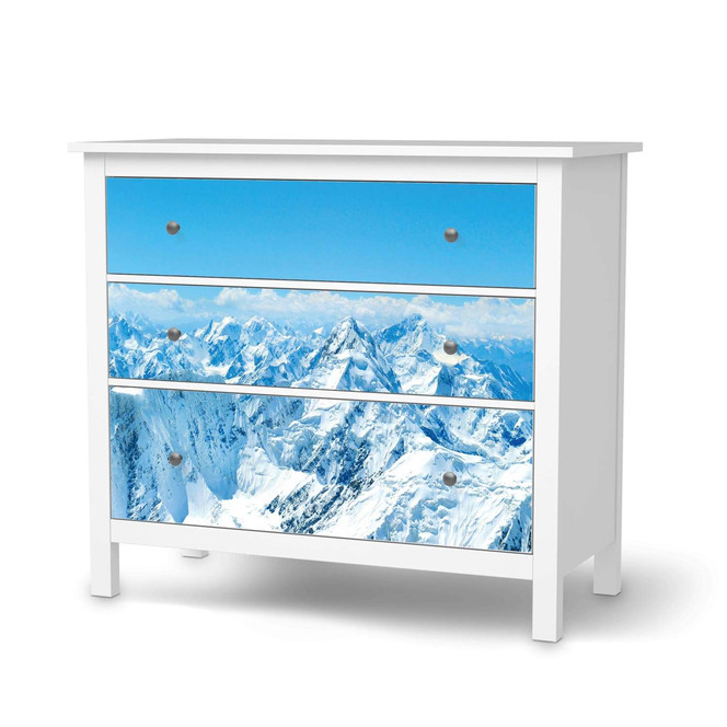 Möbelfolie IKEA Hemnes Kommode 3 Schubladen - Himalaya- Bild 1