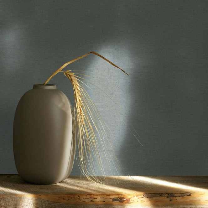 Vliestapete Strukturiert Uni Modern in Grau