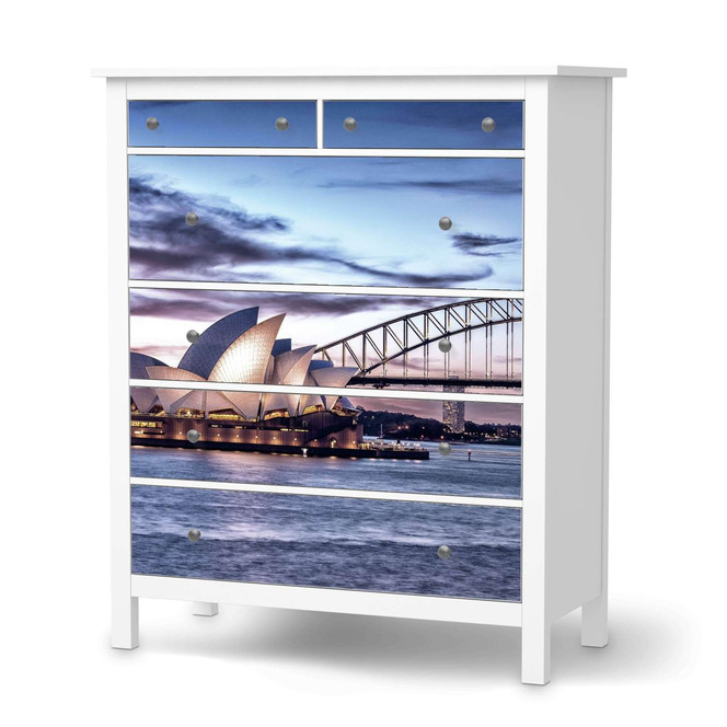 Klebefolie IKEA Hemnes Kommode 6 Schubladen - Sydney- Bild 1