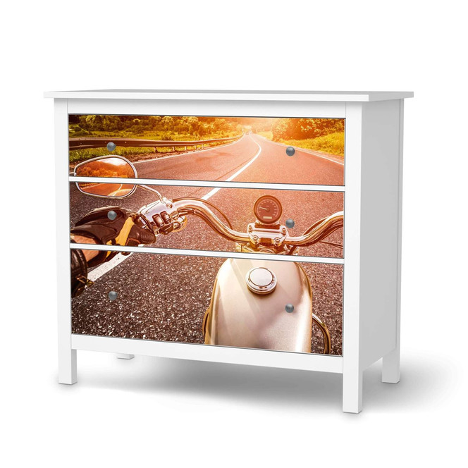 Möbelfolie IKEA Hemnes Kommode 3 Schubladen - Easy Rider- Bild 1