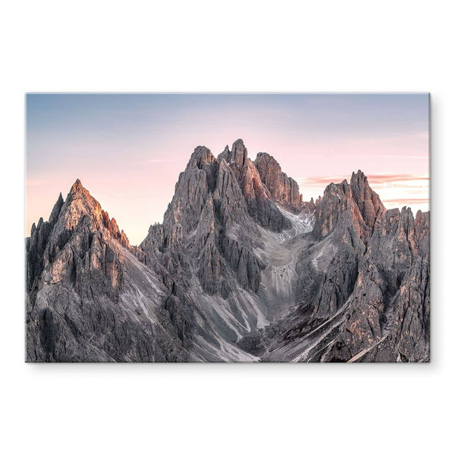 Acrylglasbild Hohe Berge - Ling