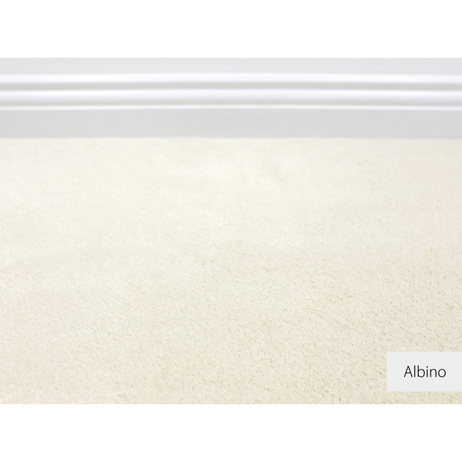 Emily Velours Teppichboden | Meterware | Albino