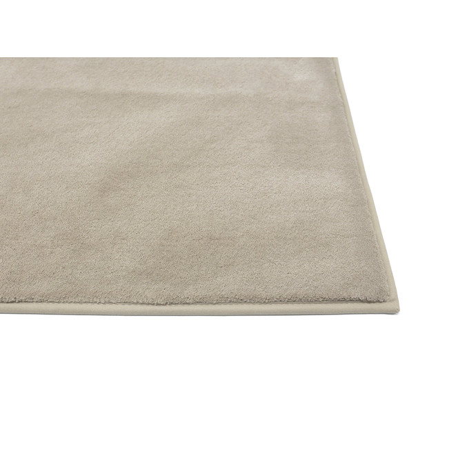 Emily Velours Paspelteppich Rechteck Wunschmass in Hermelin