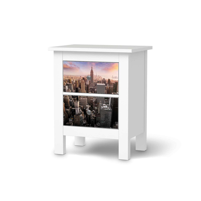 Möbelfolie IKEA Hemnes Kommode 2 Schubladen - Big Apple- Bild 1