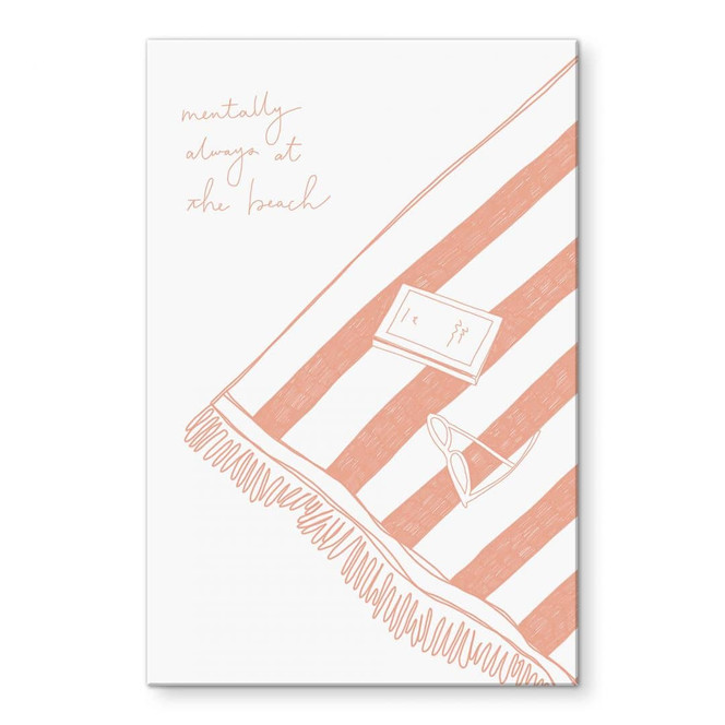 Acrylglasbild Sehnsucht nach Strand und Meer - Soley