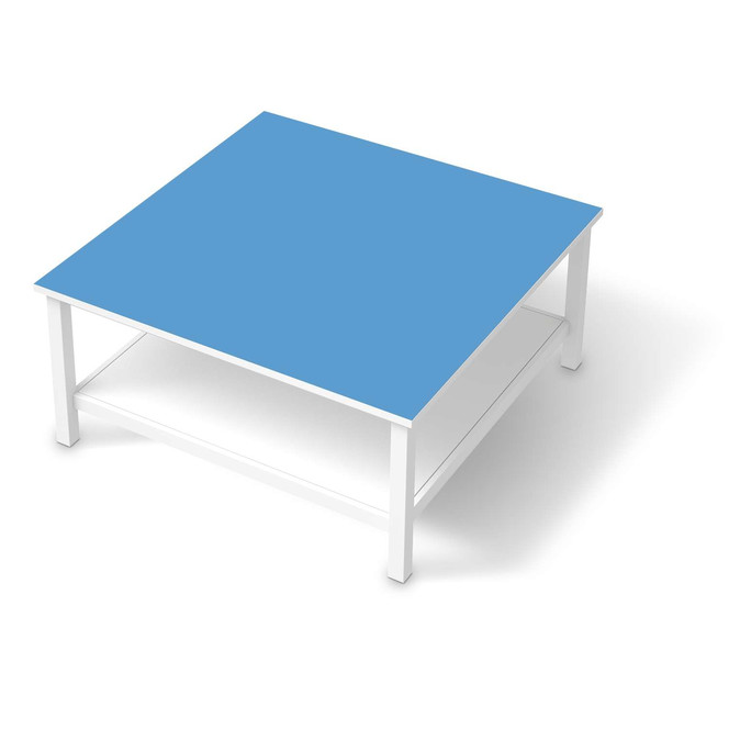 Klebefolie IKEA Hemnes Tisch 90x90cm - Blau Light- Bild 1
