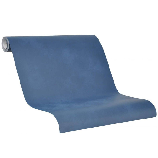 Vliestapete Uni Modern in Blau
