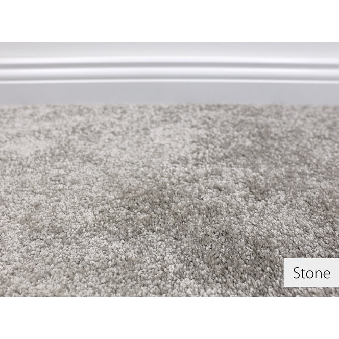 Emma Super Soft Teppichboden Meterware Wunschmass in Stone