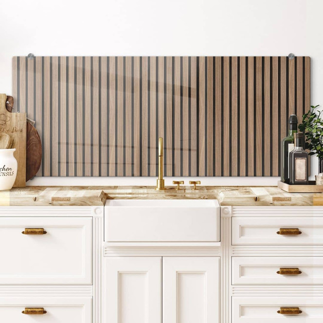 Spritzschutz Wandpaneele Holzoptik - Panorama