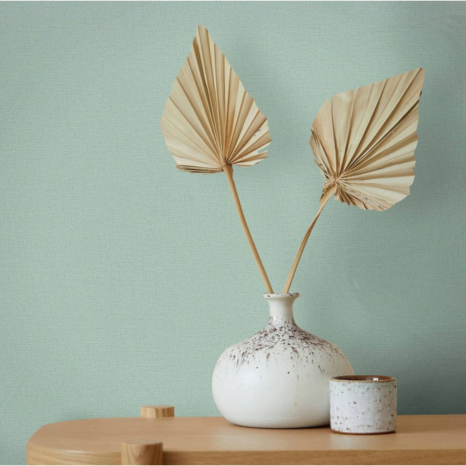 Vliestapete Grün Textiloptik für Wohnzimmer Schlafzimmer Büro marburg Tapete