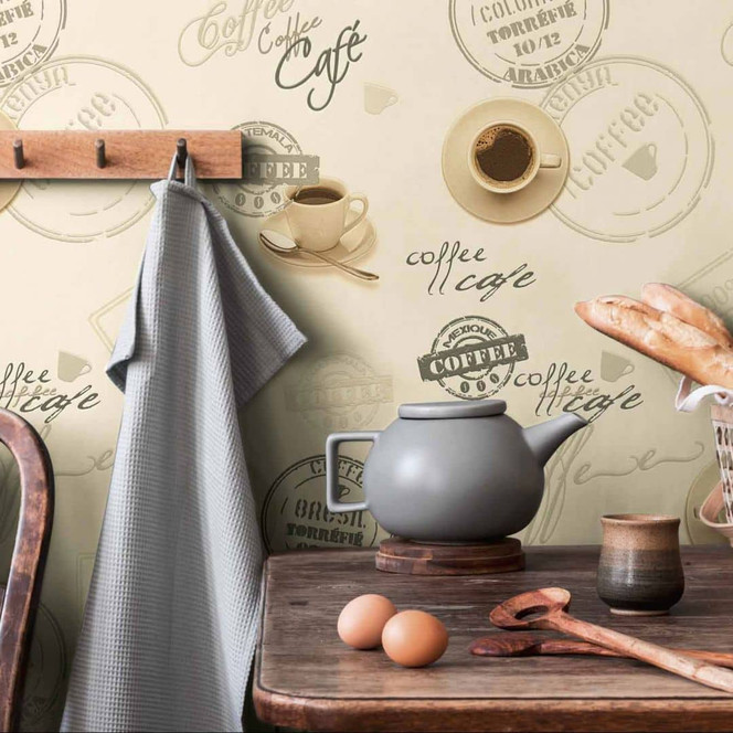 Mustertapeten A.S. Création Tapete Cocktail 2 Beige, Braun, Creme