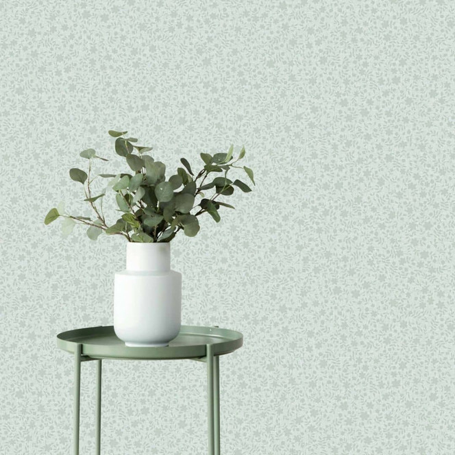 Vliestapete Blätter, Blattmotiv Floral Natur in Blau