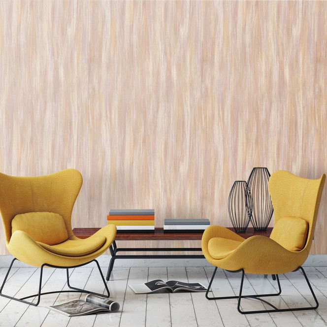 Fototapete mit grafischem Streifenmuster, Beige Streifen 3.40 x 1.06 m