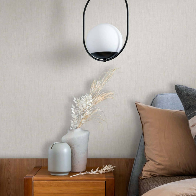 Vliestapete Texturiert, Linien Struktur Modern in Weiss